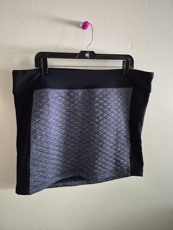 Smartwool Dresses & Skirts - Xl)Smartwool Women's Diamond Peak Quilted Skirt Gray/ Black Merino Wool Blend